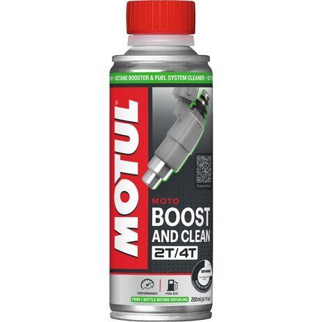 Motul 110873 Motul BOOST AND CLEAN MOTO 2T/4T Octane Booster, 200ml 110873: Buy near me in Poland at 2407.PL - Good price!
