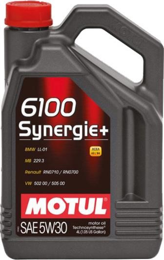 Motul 838507 Моторное масло Motul 6100 SYNERGIE+ 5W-30, 4л 838507: Купить в Польше - Отличная цена на 2407.PL!