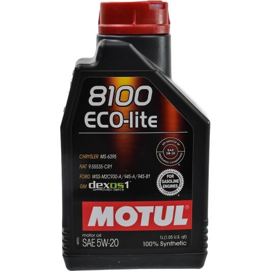 Motul 841411 Engine oil Motul 8100 ECO-LITE 5W-20, 1L 841411: Buy near me at 2407.PL in Poland at an Affordable price!