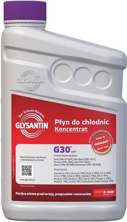 Glysantin GLY301190 Antifreeze concentrate G30 pink, 1 l GLY301190: Buy near me in Poland at 2407.PL - Good price!
