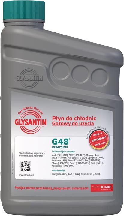 Glysantin GLY480343 Antifreeze G48 blue-green, 1 l GLY480343: Buy near me in Poland at 2407.PL - Good price!