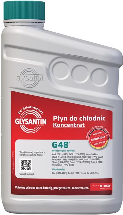 Glysantin GLY481398 Antifreeze concentrate G48 blue-green, 1 l GLY481398: Buy near me in Poland at 2407.PL - Good price!