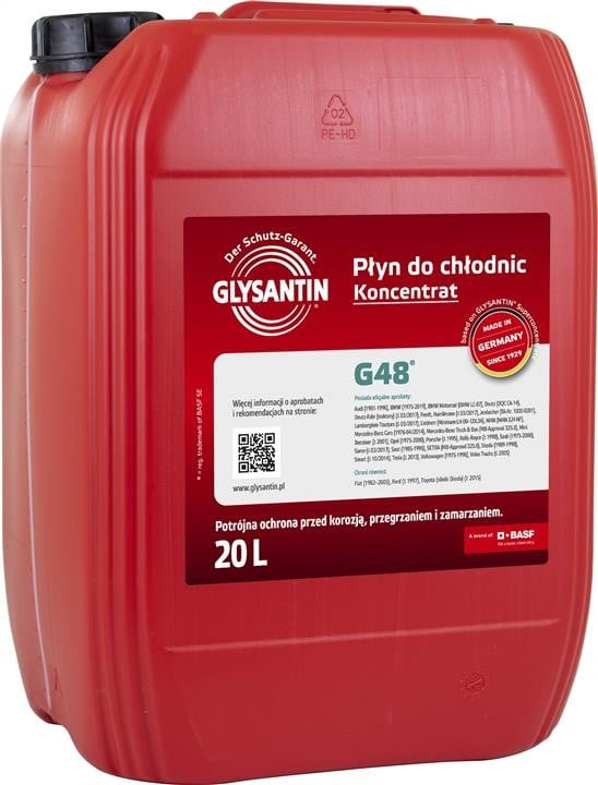 Glysantin GLY481411 Антифриз-концентрат G48 сине-зеленый, 20 л GLY481411: Отличная цена - Купить в Польше на 2407.PL!