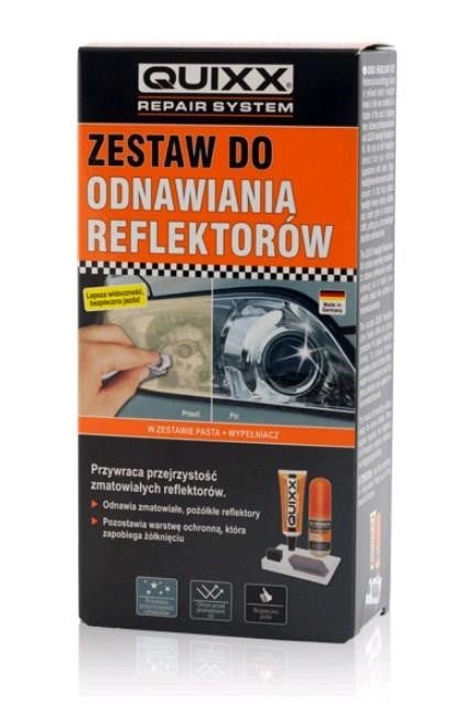 Atas 4028778003340 Headlight restoration kit QUIXX 30 ml+50 g 4028778003340: Buy near me in Poland at 2407.PL - Good price!