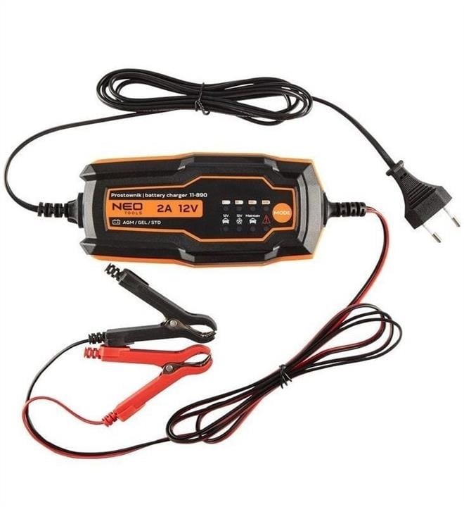 Neo Tools 11-890 Tools automatic battery charger, 2A/35W, 4-60Ah, for acid/AGM/GEL batteries 11890: Buy near me in Poland at 2407.PL - Good price!