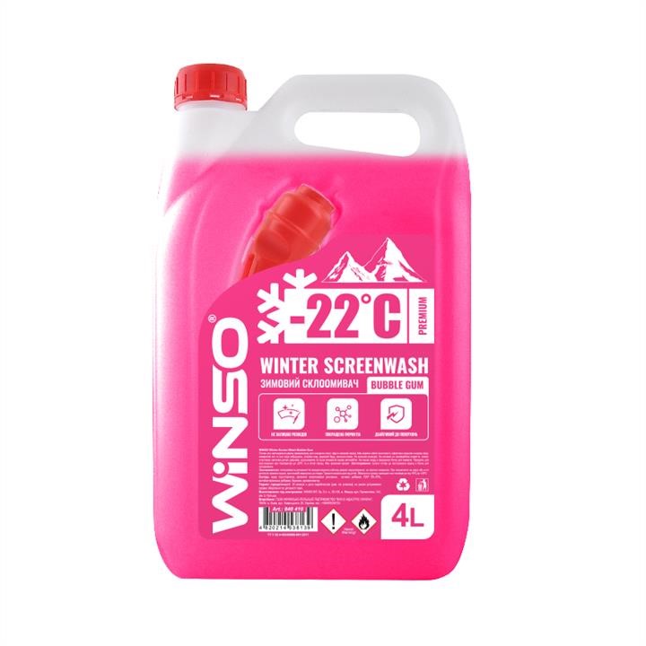 Winso 840410 Winter windshield washer fluid, -22⁰C, Bubble Gum, 4l 840410: Buy near me in Poland at 2407.PL - Good price!