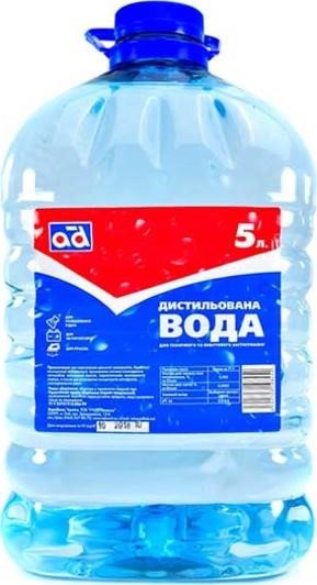 AD VODA 5L Вода дистильована, 5 л VODA5L: Приваблива ціна - Купити у Польщі на 2407.PL!
