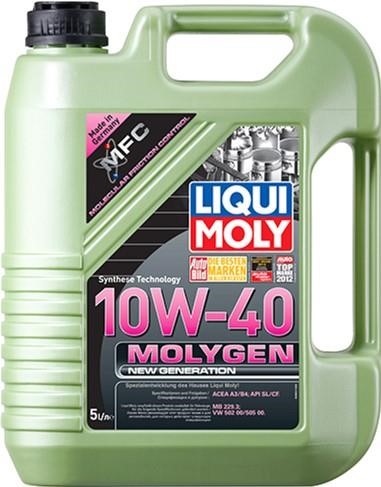 Liqui Moly 9951 Моторное масло Liqui Moly Molygen New Generation 10W-40, 5л 9951: Отличная цена - Купить в Польше на 2407.PL!