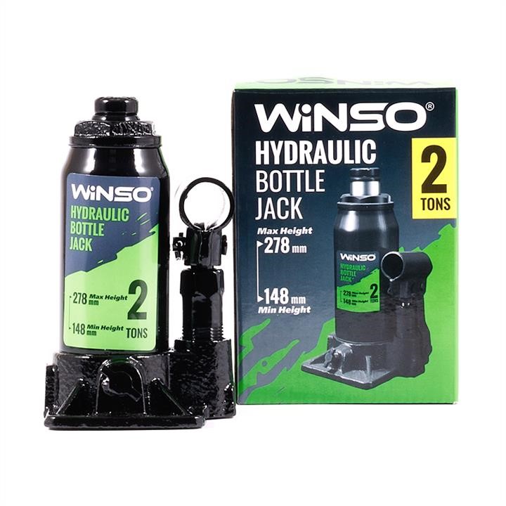 Winso 170200 Telescopic hydraulic jack WINSO 2t, height 148-278mm, cardboard packaging 170200: Buy near me at 2407.PL in Poland at an Affordable price!