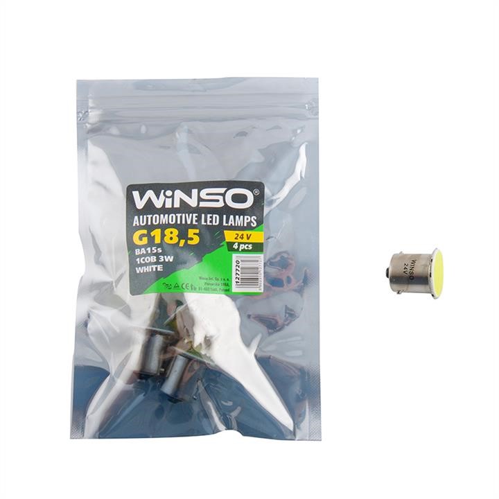 Winso 127720 LED lamp WINSO LED 12V 1COB G18,5 BA15s 127720: Buy near me in Poland at 2407.PL - Good price!