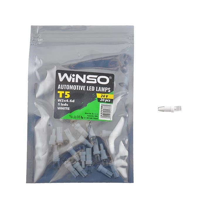Winso 127770 LED lamp WINSO LED 24V T5 W2x4,6d, white 127770: Buy near me in Poland at 2407.PL - Good price!
