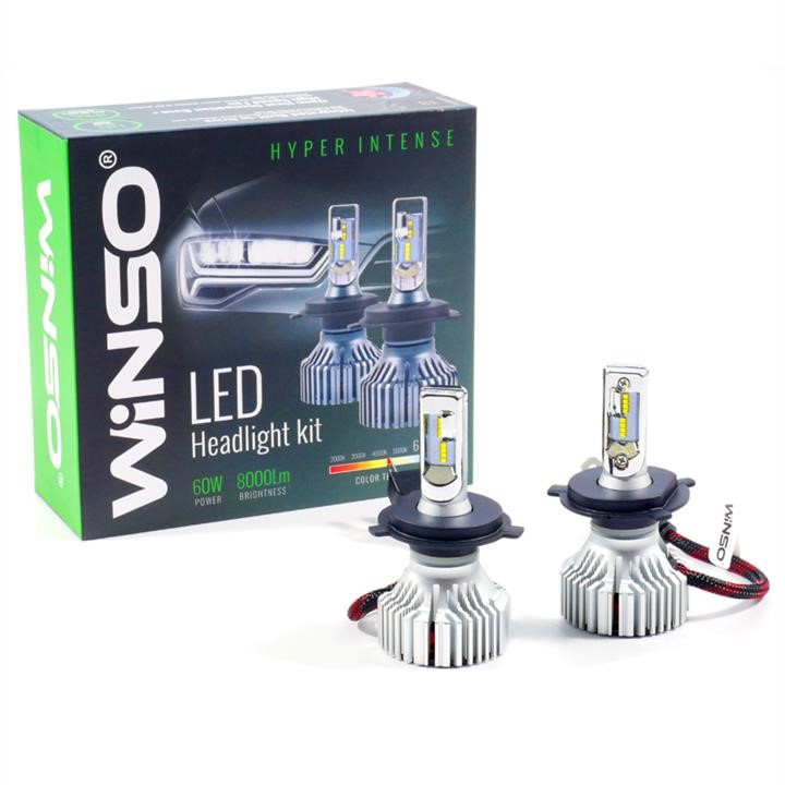 Winso 798400 LED lamp WINSO LED HYPER INTENSE 8000Lm H4 12/24V, 60 Watt, (2 pcs.) 798400: Buy near me in Poland at 2407.PL - Good price!