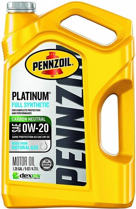 Pennzoil 550046127 Моторное масло Pennzoil Platinum Fully Synthetic 0W-20, 4,73л 550046127: Купить в Польше - Отличная цена на 2407.PL!