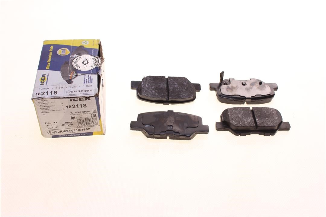 Icer 182118-DEFECT Disc brake pads, set - Not a complete set, no lubrication 182118DEFECT: Buy near me in Poland at 2407.PL - Good price!