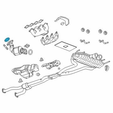 Gasket, exhaust pipe General Motors 24505057