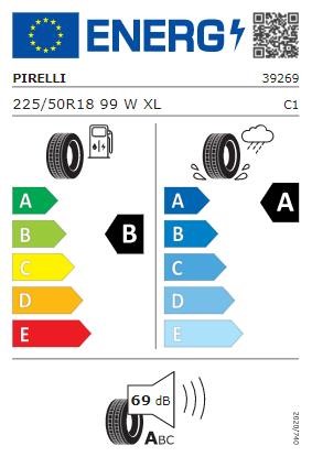 PKW Somerreifen Pirelli Powergy 225&#x2F;40 R18 99W XL Pirelli 3926900
