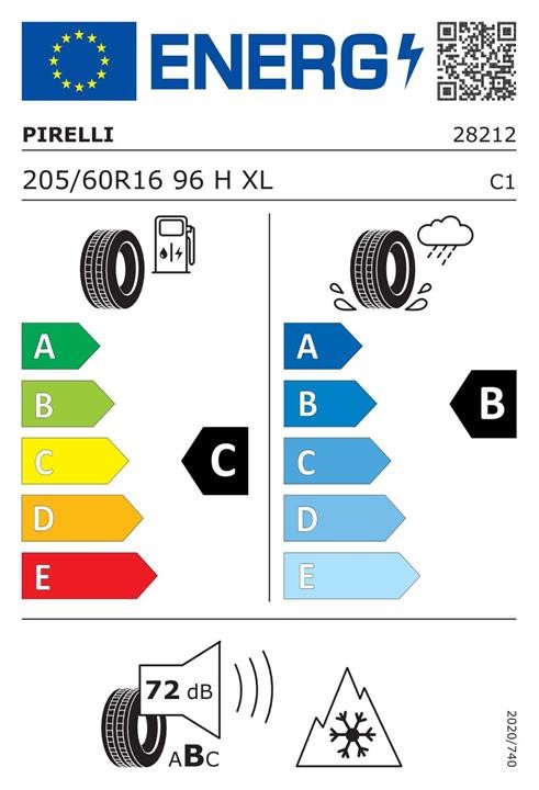 Шина Легковая Зимняя Pirelli Winter Sottozero 3 205&#x2F;55 R16 96H XL Pirelli 2821200