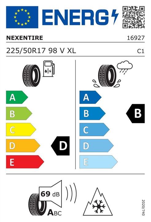 Nexen Passenger Allseason Tyre Nexen N&#39;Blue 4 Season 225&#x2F;50 R17 98V XL – price 554 PLN