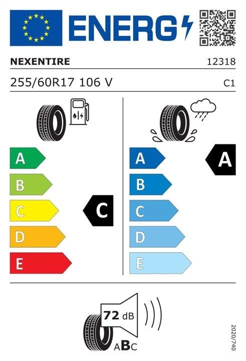 Opona Samochodowa Letnia Nexen N&#39;Fera RU1 255&#x2F;60 R17 106V Nexen 12318