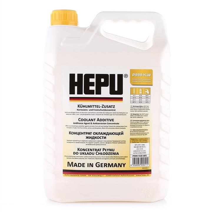 Hepu P999-YLW-005 Antifreeze HEPU G11 yellow, concentrate, 5l P999YLW005: Buy near me in Poland at 2407.PL - Good price!