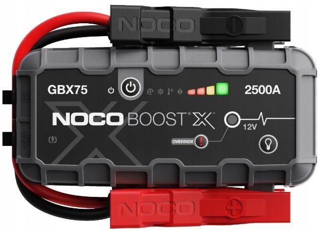 Noco GBX75 Starter NOCO BOOST X GBX75 12V 2500A, UltraSafe Lithium, USB Power Bank (8.5L petrol/6.5L diesel) GBX75: Buy near me in Poland at 2407.PL - Good price!