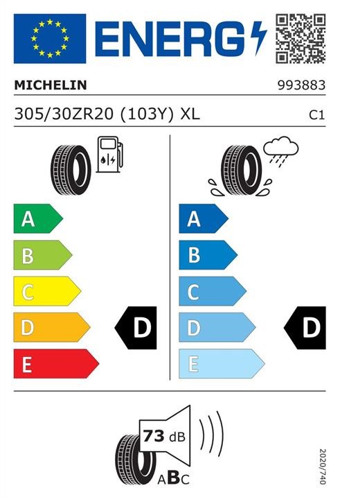 Michelin Шина Легковая Летняя Michelin Pilot Sport Cup 2 305&#x2F;30 R20 103Y – цена 2460 PLN