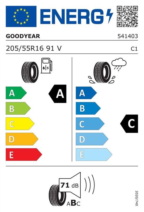 Passenger Summer Tyre Goodyear EfficientGrip Performance 205&#x2F;55 R16 91V Goodyear 528503