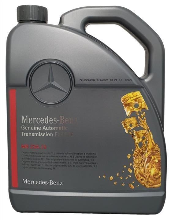 Mercedes A000989440413FULW Трансмиссионное масло Mercedes ATF FE MB 236.15, 5л A000989440413FULW: Отличная цена - Купить в Польше на 2407.PL!