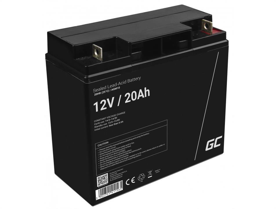 Green Cell AGM10 AGM VRLA 12V 20Ah maintenance free battery for lawnmower, scooter, boat, wheelchair AGM10: Buy near me in Poland at 2407.PL - Good price!