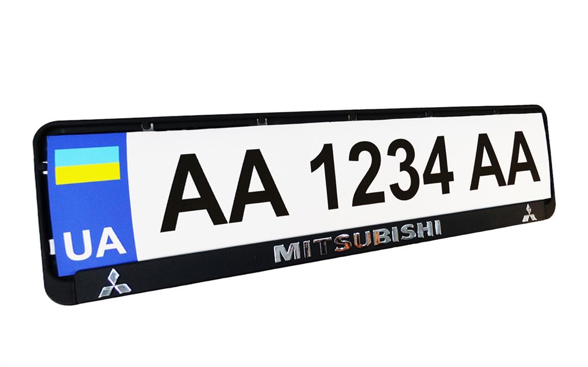 Poputchik 24-012 License plate frame MITSUBISHI 24012: Buy near me in Poland at 2407.PL - Good price!