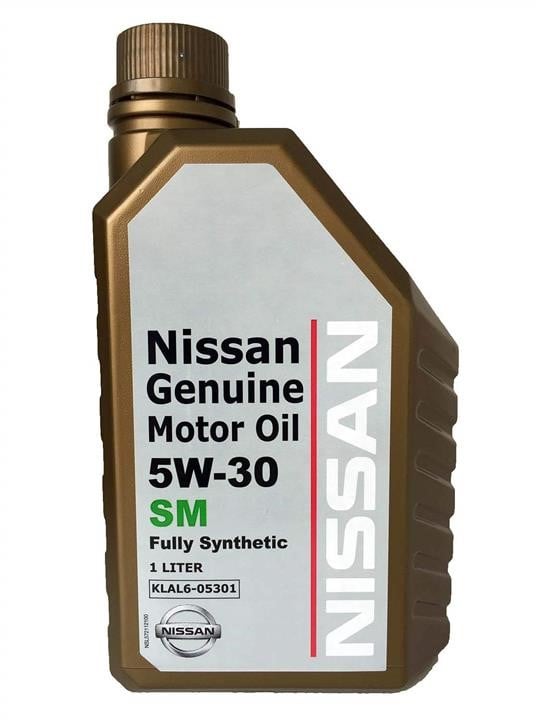 Nissan KLAL6-05301 Моторное масло Nissan Genuine Motor Oil 5W-30, 1л KLAL605301: Отличная цена - Купить в Польше на 2407.PL!