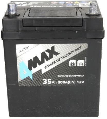 4max BAT35/300R/JAP Battery 4max STARTING BATTERY 12V 35AH 300A(EN) R+ BAT35300RJAP: Buy near me in Poland at 2407.PL - Good price!