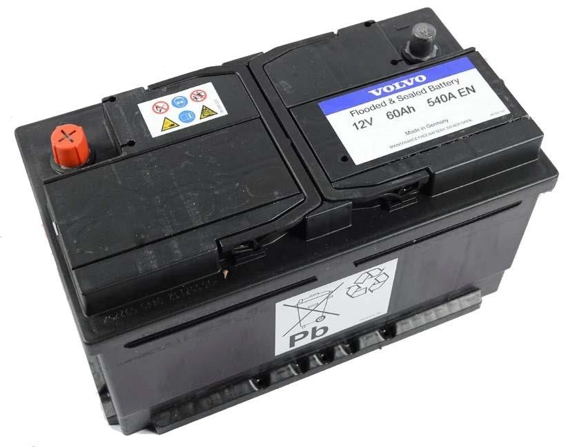 Volvo 9139588 Battery Volvo 12V 60AH 540A(EN) R+ 9139588: Buy near me at 2407.PL in Poland at an Affordable price!