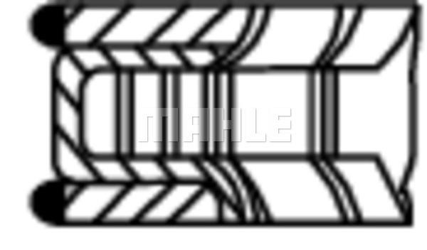 Wilmink Group WG1214658 Кольца поршневые, комплект WG1214658: Отличная цена - Купить в Польше на 2407.PL!