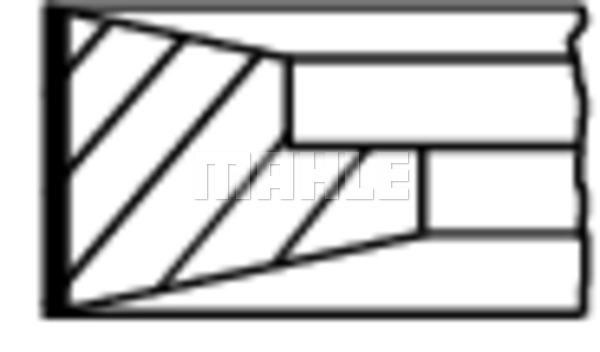 Kolbenringsatz Wilmink Group WG1213709