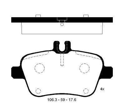 FI.BA filter FBP4268 Front disc brake pads, set FBP4268: Buy near me at 2407.PL in Poland at an Affordable price!