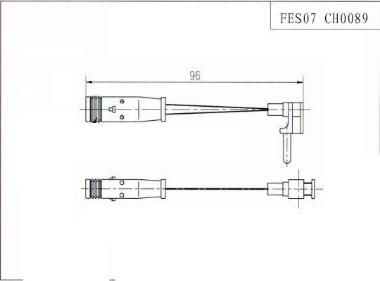 FI.BA filter FES07 Warning contact, brake pad wear FES07: Buy near me in Poland at 2407.PL - Good price!