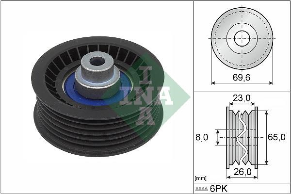 Wilmink Group WG2202801 Deflection/guide pulley, v-ribbed belt WG2202801: Buy near me in Poland at 2407.PL - Good price!