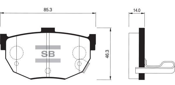 FI.BA filter FBP1062 Brake Pad Set, disc brake FBP1062: Buy near me in Poland at 2407.PL - Good price!