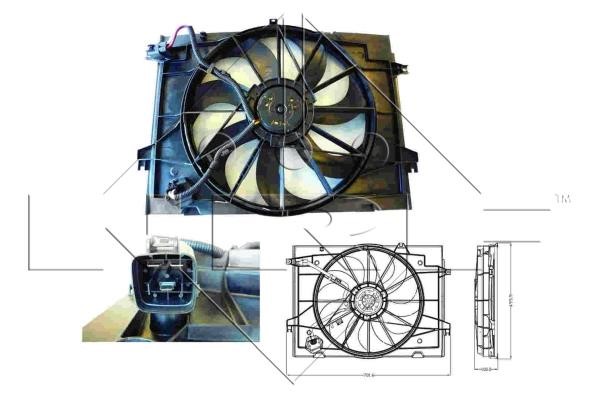 Wilmink Group WG1720255 Hub, engine cooling fan wheel WG1720255: Buy near me in Poland at 2407.PL - Good price!