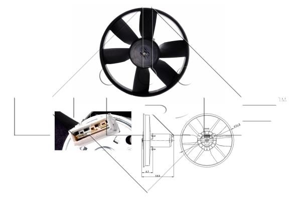 Wilmink Group WG1720362 Hub, engine cooling fan wheel WG1720362: Buy near me in Poland at 2407.PL - Good price!