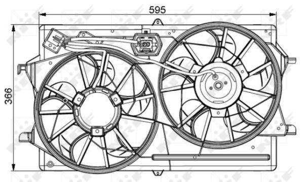 Wilmink Group WG1720162 Hub, engine cooling fan wheel WG1720162: Buy near me in Poland at 2407.PL - Good price!