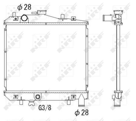 Wilmink Group WG1721417 Radiator, engine cooling WG1721417: Buy near me in Poland at 2407.PL - Good price!