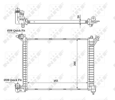 Wilmink Group WG1722646 Радиатор охлаждения двигателя WG1722646: Отличная цена - Купить в Польше на 2407.PL!