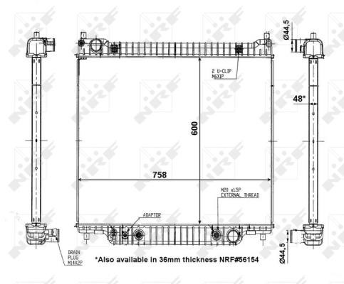 Wilmink Group WG1722987 Radiator, engine cooling WG1722987: Buy near me at 2407.PL in Poland at an Affordable price!