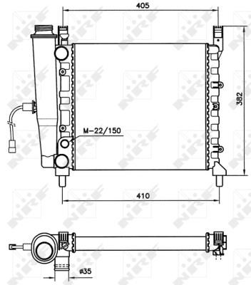 Wilmink Group WG1723506 Радіатор охолодження двигуна WG1723506: Приваблива ціна - Купити у Польщі на 2407.PL!