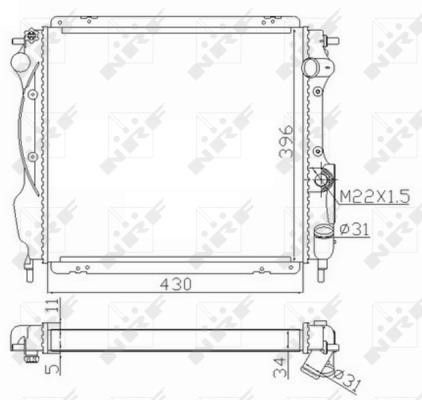 Wilmink Group WG1723647 Radiator, engine cooling WG1723647: Buy near me in Poland at 2407.PL - Good price!