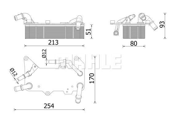 Wilmink Group WG2181200 Масляный радиатор, автоматическая коробка передач WG2181200: Отличная цена - Купить в Польше на 2407.PL!