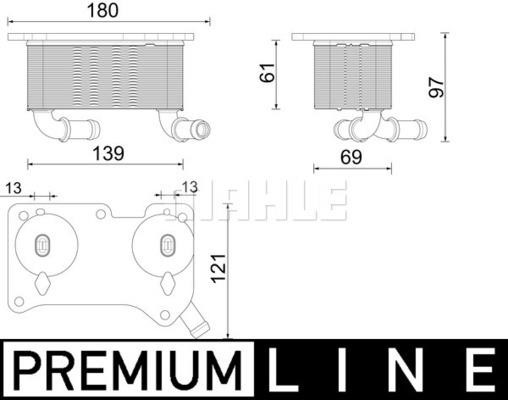 Wilmink Group WG2181209 Oil Cooler, engine oil WG2181209: Buy near me at 2407.PL in Poland at an Affordable price!