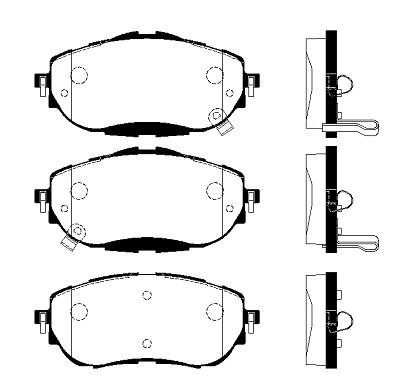 FI.BA filter FBP4345 Brake Pad Set, disc brake FBP4345: Buy near me in Poland at 2407.PL - Good price!